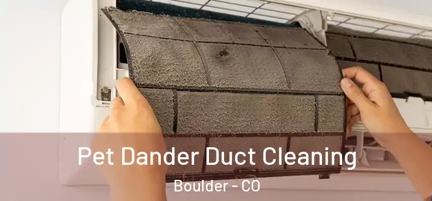 Pet Dander Duct Cleaning Boulder - CO